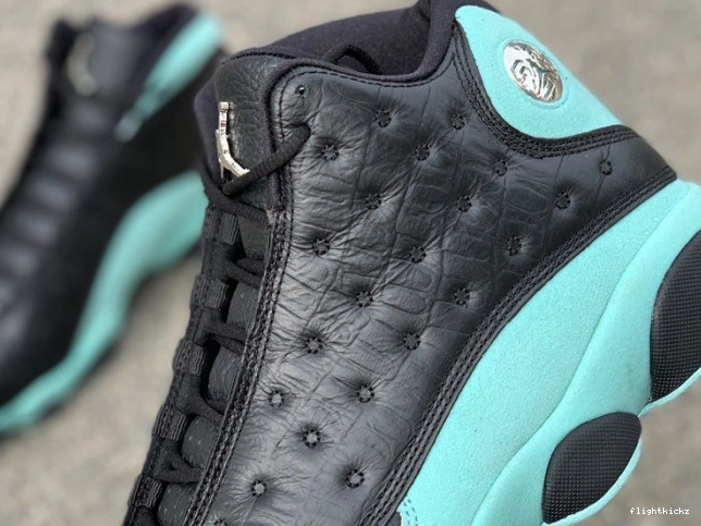 13 Green Air Jordan Retro Island 414571-030 Black 0819